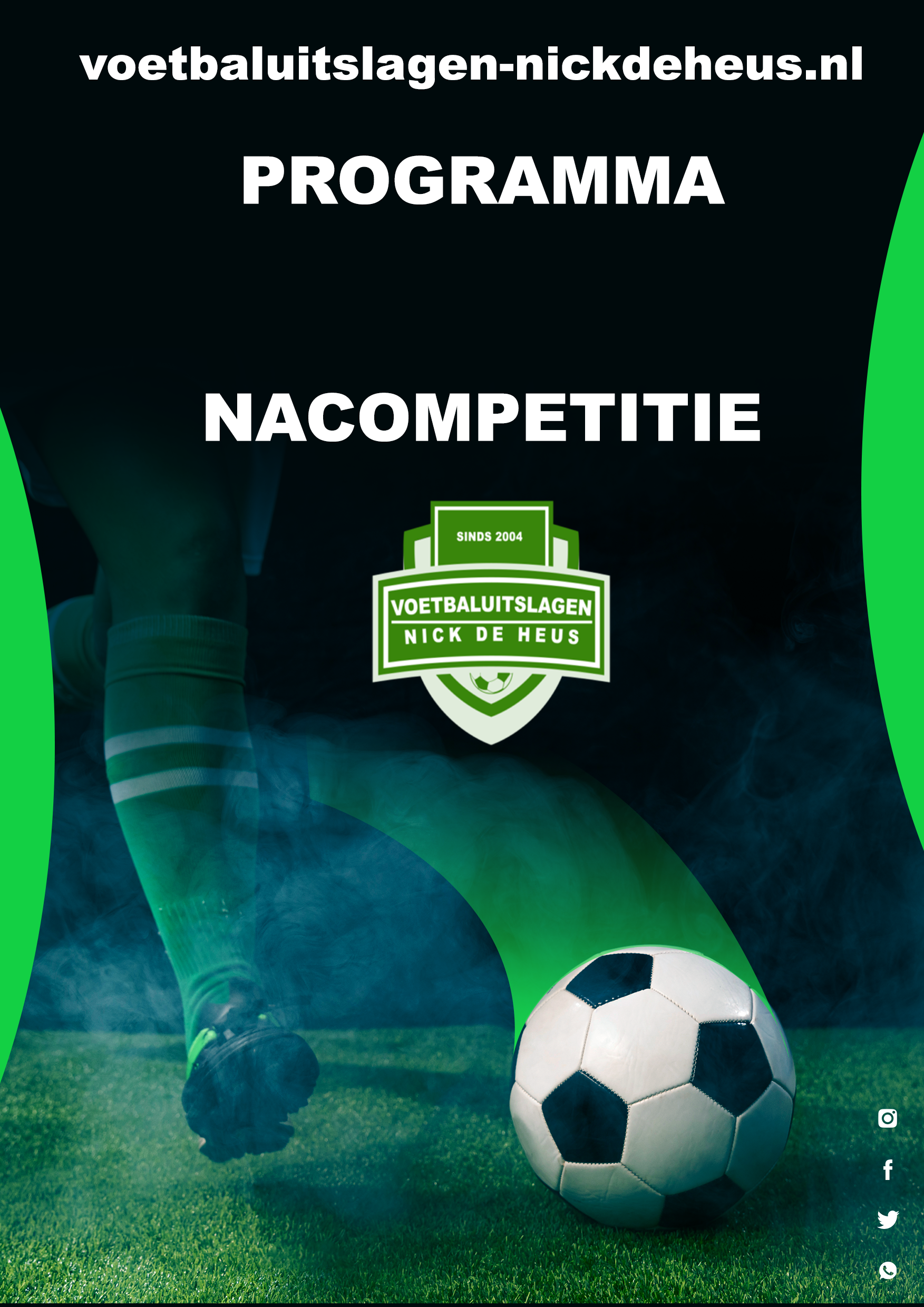 Programma en uitslagen Nacompetitie seizoen seizoen 2021 – 2022